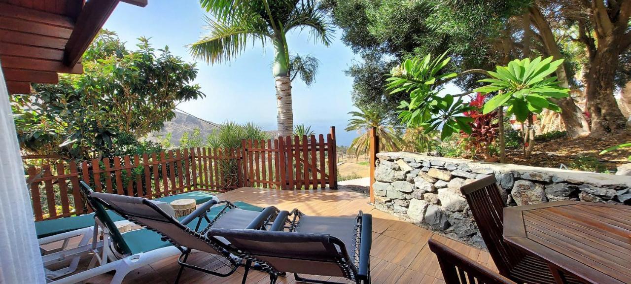 Cabana Los Palmeros, Vista Al Mar Y La Montana Alojera Exterior photo