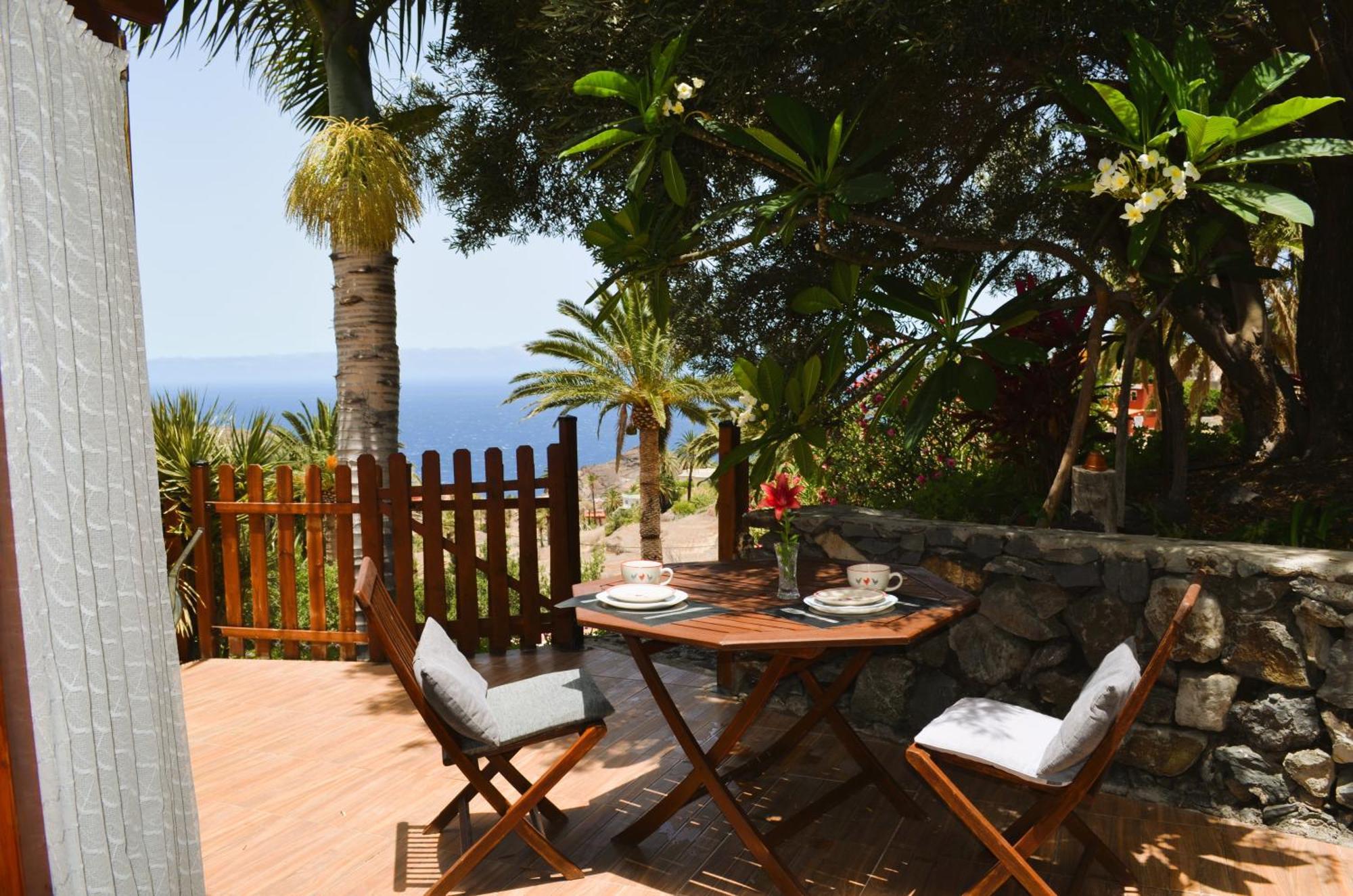 Cabana Los Palmeros, Vista Al Mar Y La Montana Alojera Exterior photo